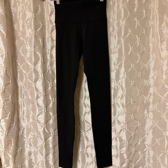 Lululemon Solid Black Wunder Under Hi-Rise Tight Leggings Full Length - Picture 4 of 14